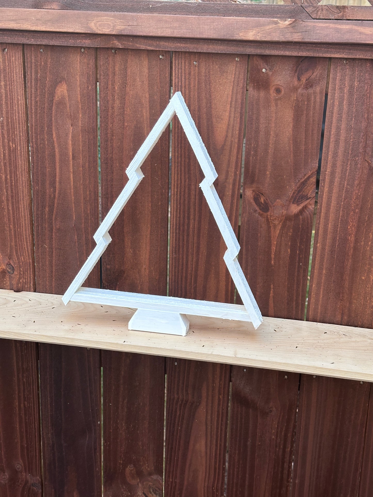 Handcrafted Wooden Christmas Tree – 18" x 16" x 2"