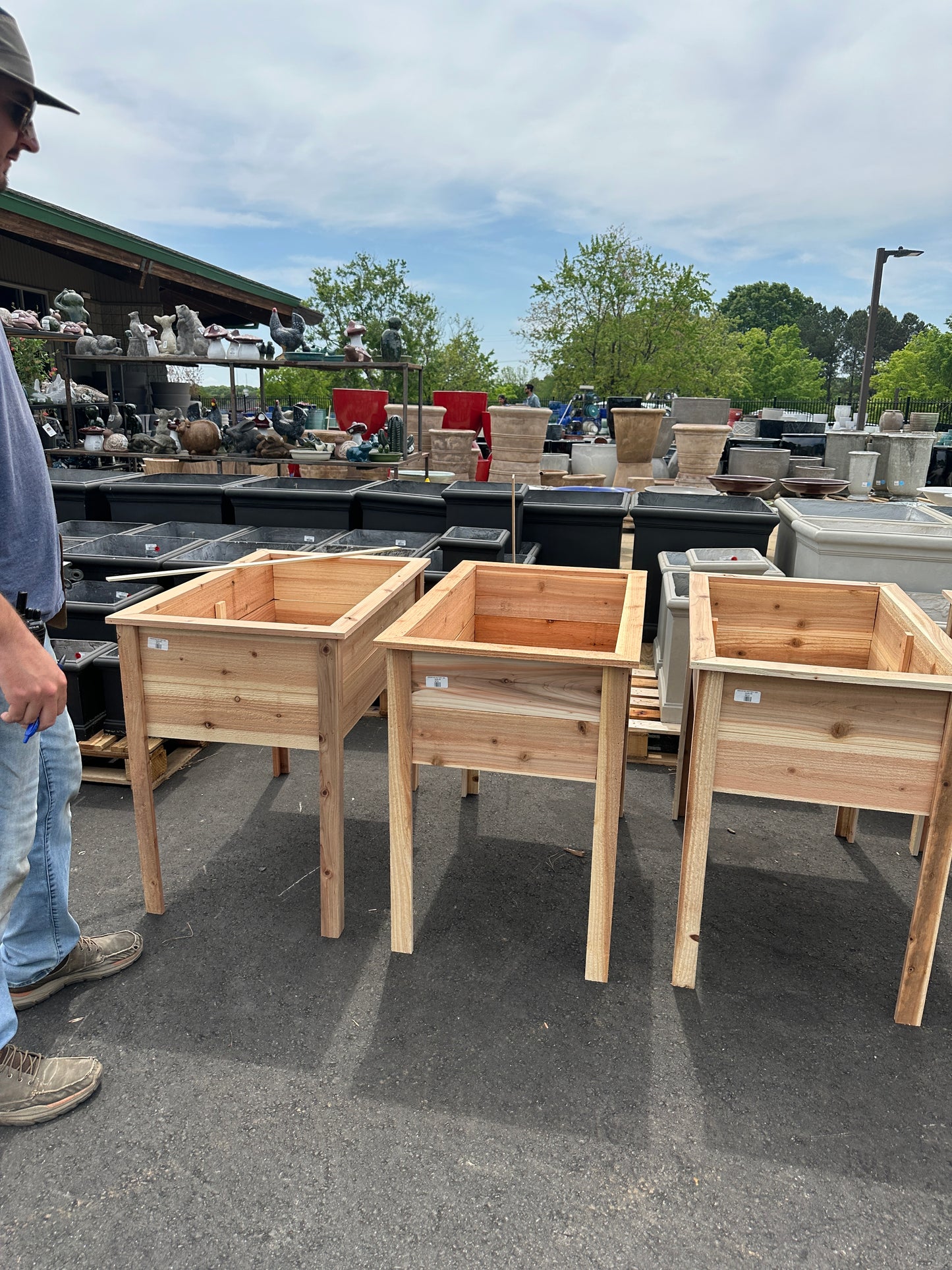 Premium Cedar Raised Planter Box - No Shelf