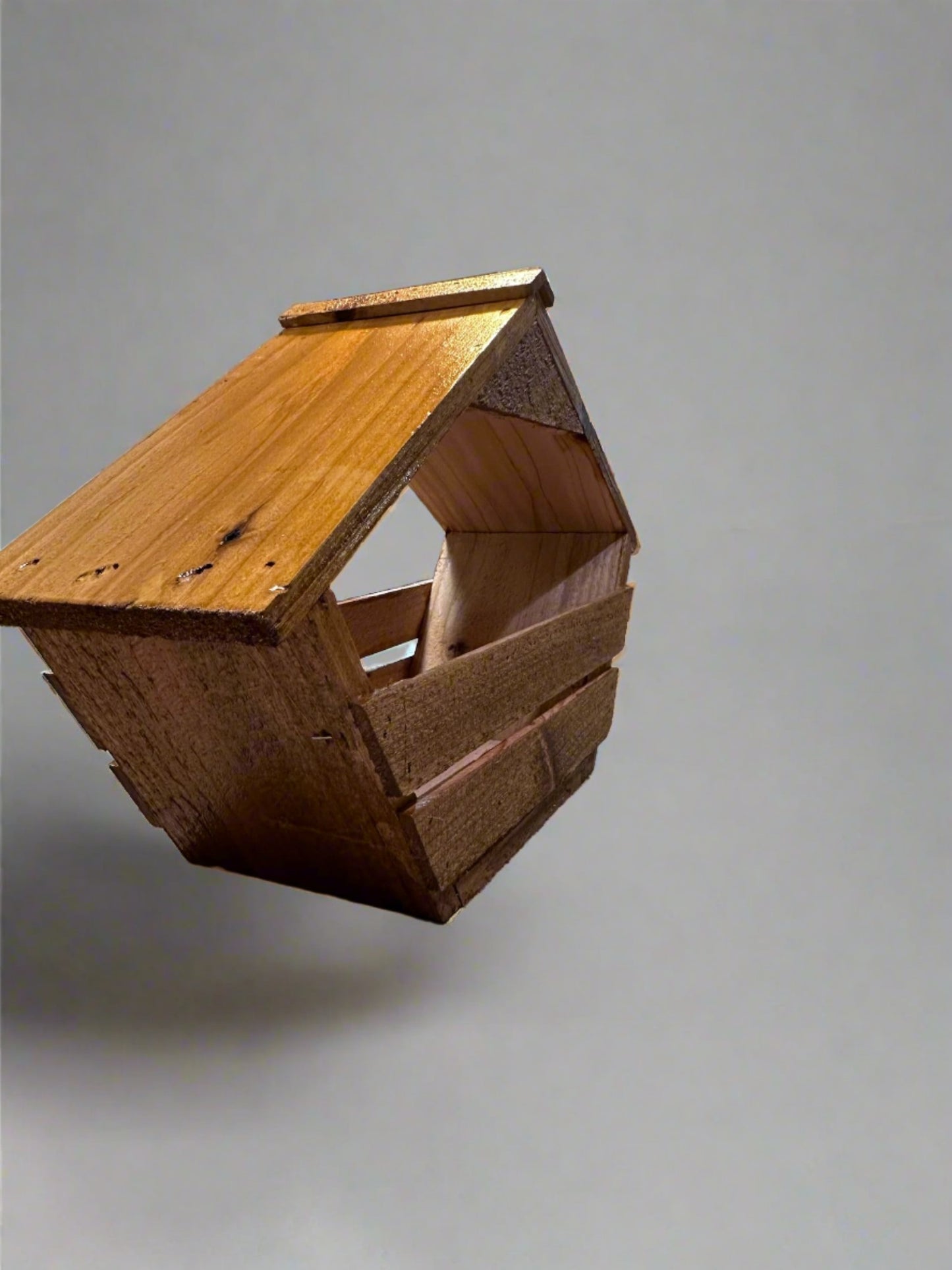 Dove Nesting Boxes are hand crafted using Southern Pine Designed for smaller sized doves yet many other species of birds will also use for nesting. Easy clean out without having to remove or adjust parts.