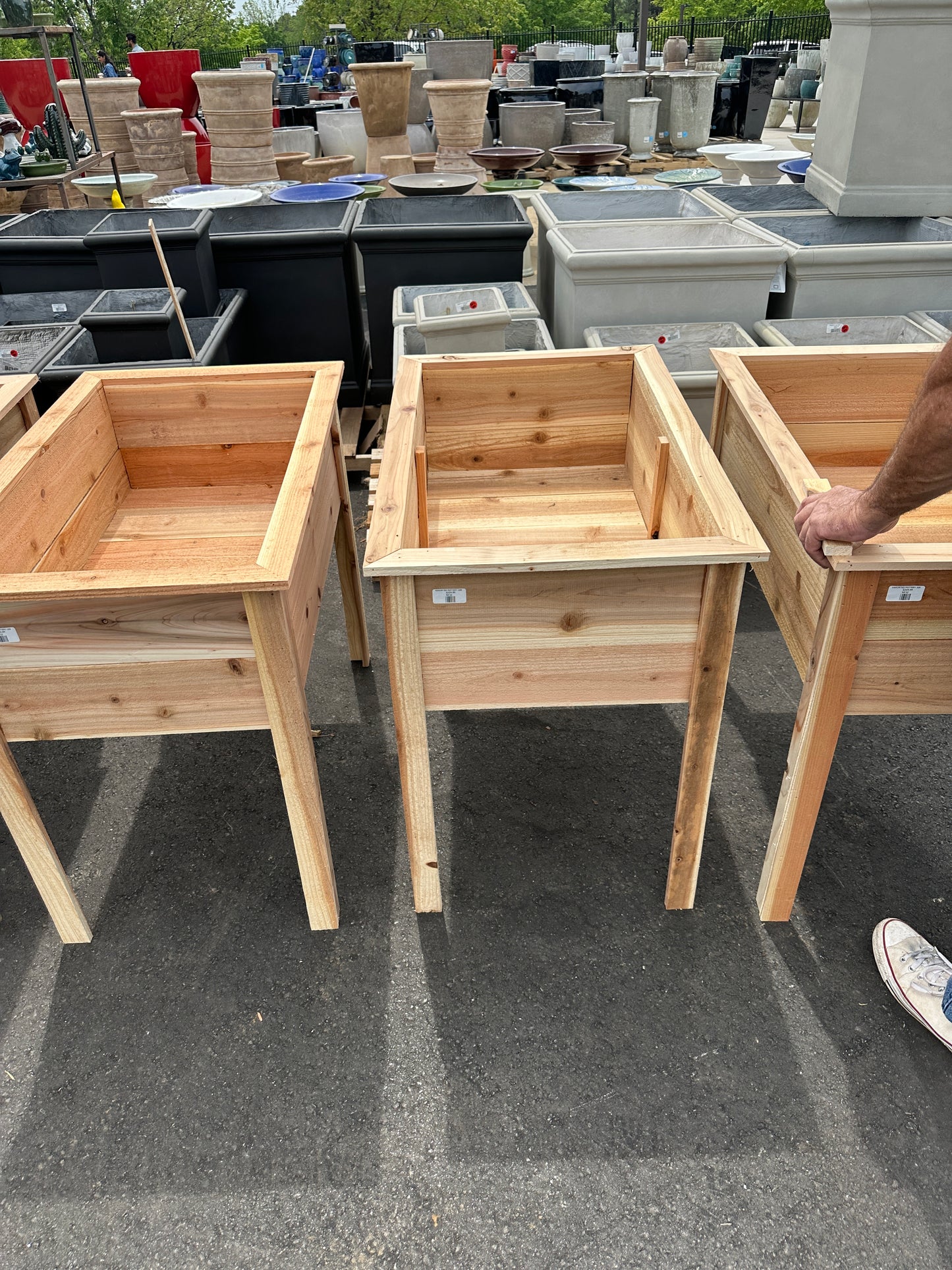 Premium Cedar Raised Planter Box - No Shelf