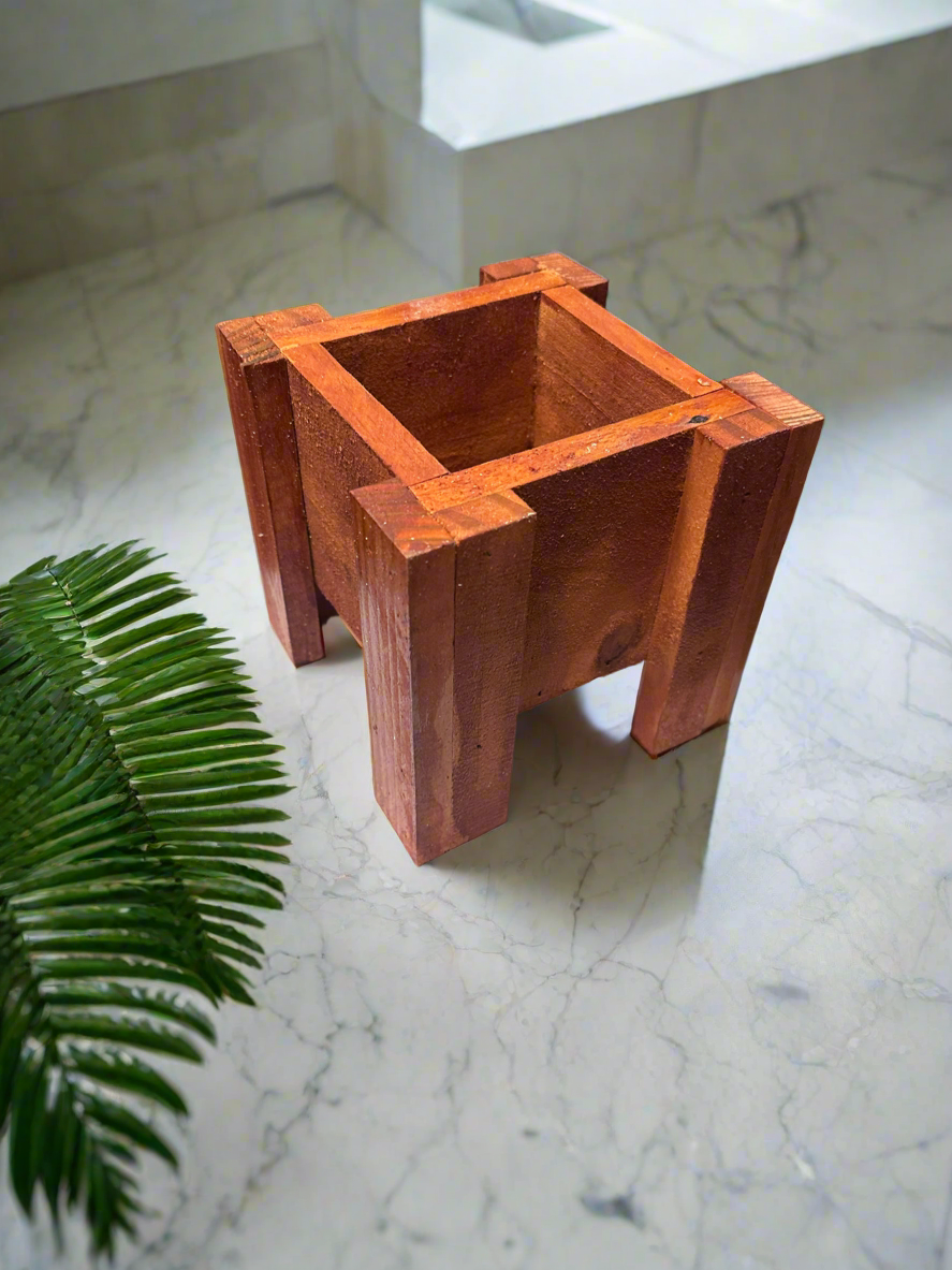 Mini Raised Planter Cube - "The Bully"