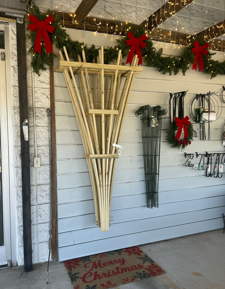 wooden fan shaped trellis Garden Fan Trellis