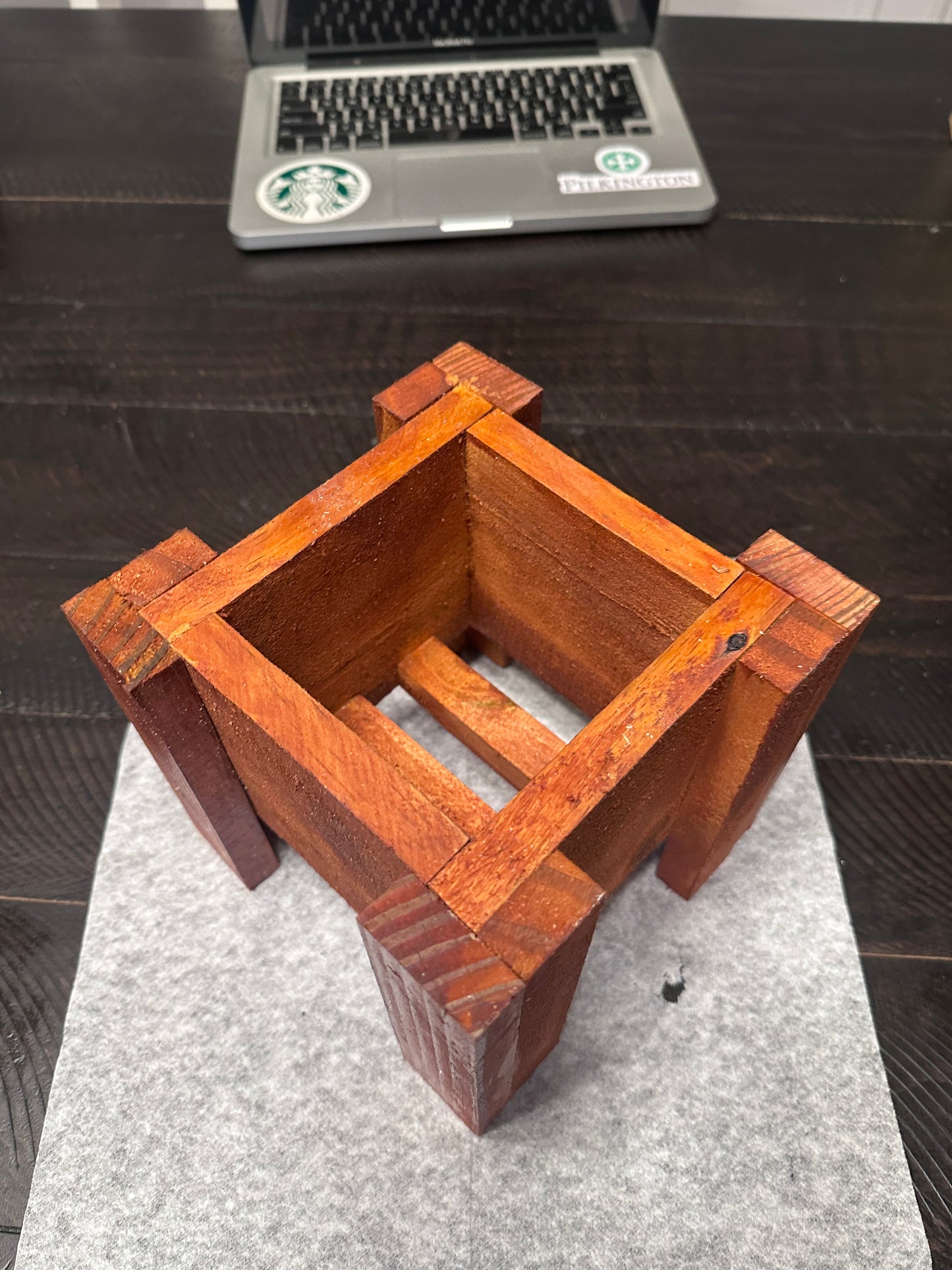 Mini Raised Planter Cube - "The Bully"