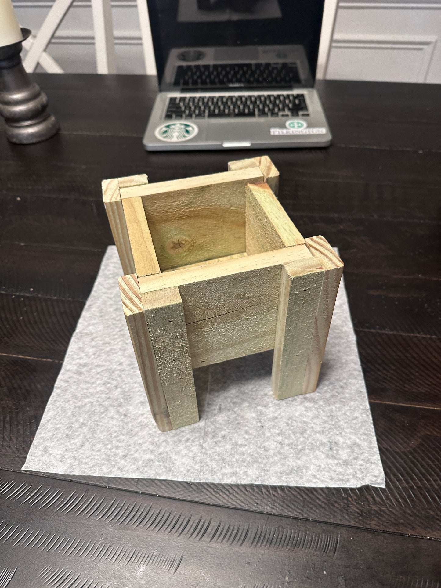 Mini Raised Planter Cube - "The Bully"