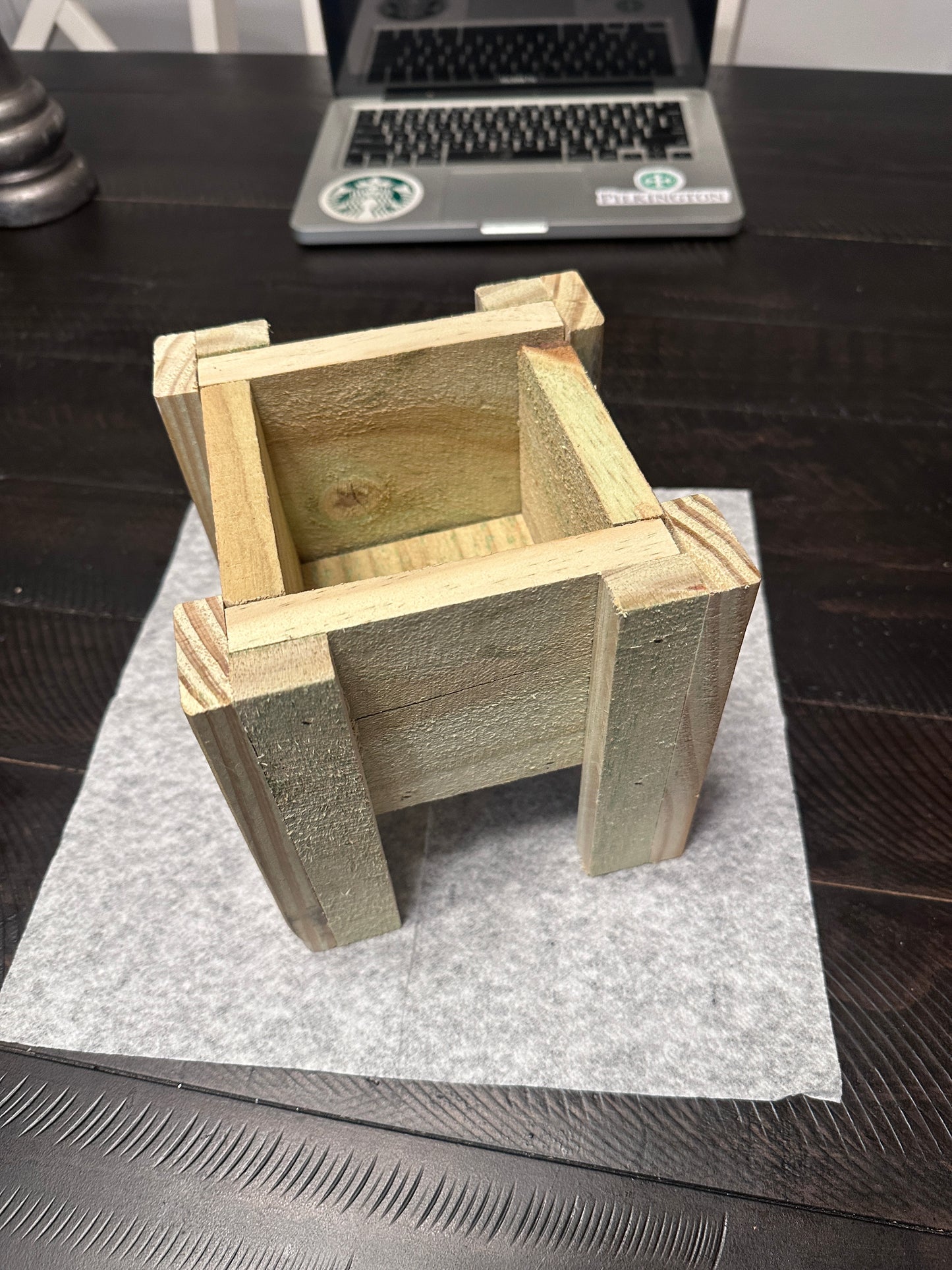 Mini Raised Planter Cube - "The Bully"