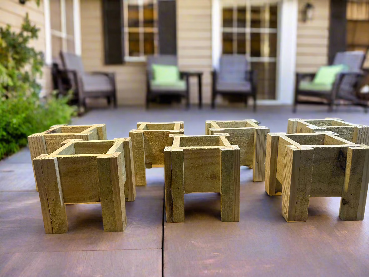 Mini Raised Planter Cube - "The Bully"