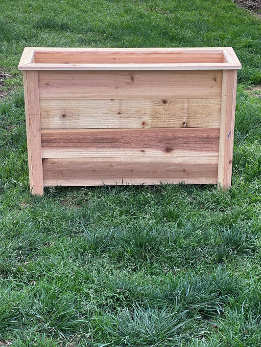 Slim Cedar Planter Box
