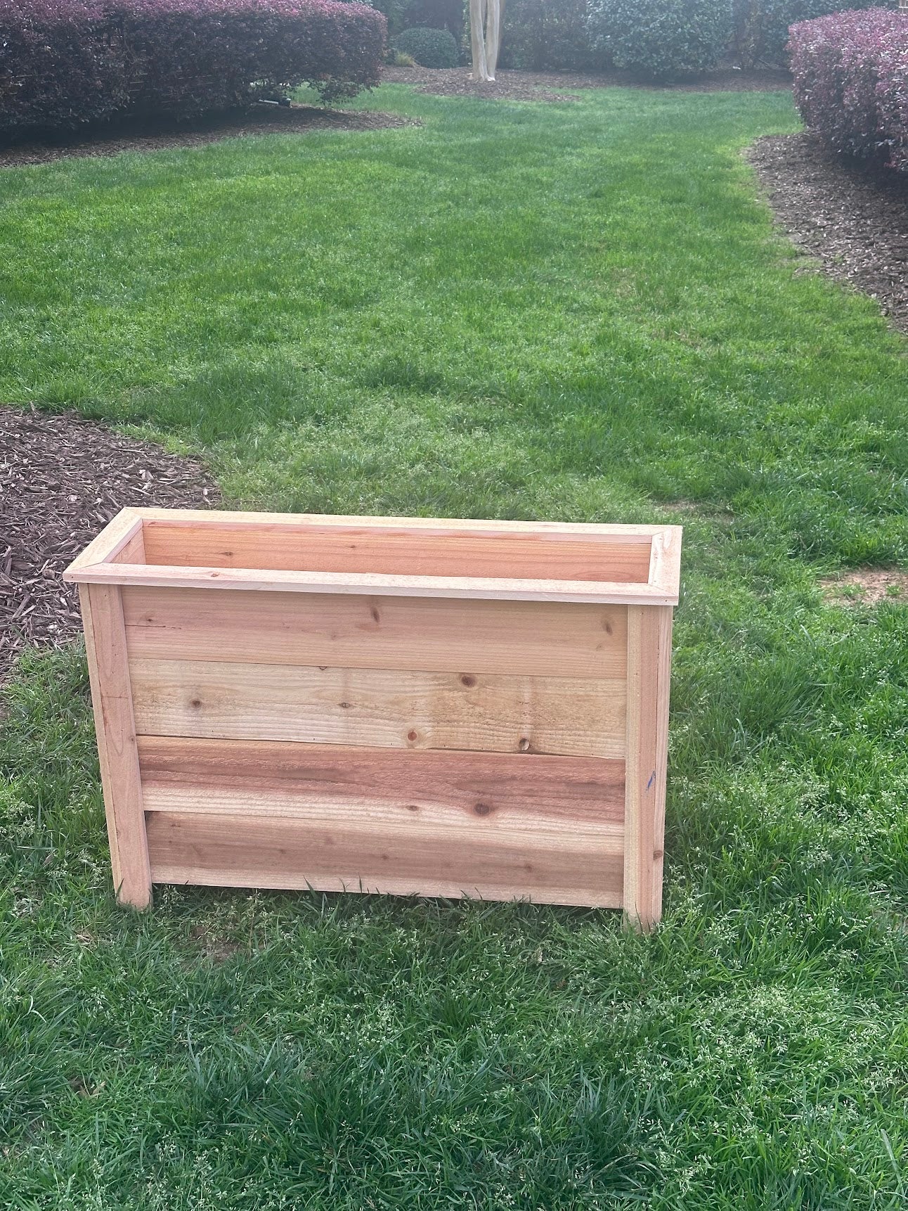 Slim Cedar Planter Box