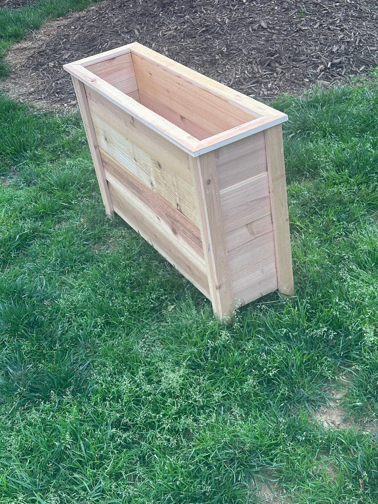 Slim Cedar Planter Box
