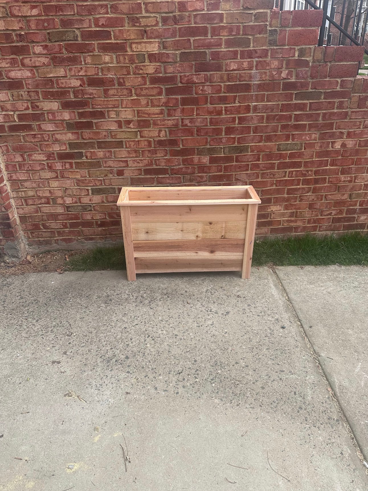Slim Cedar Planter Box