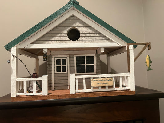 Tin Can Alley #2 - Bait and Tackle Shop Birdhouse