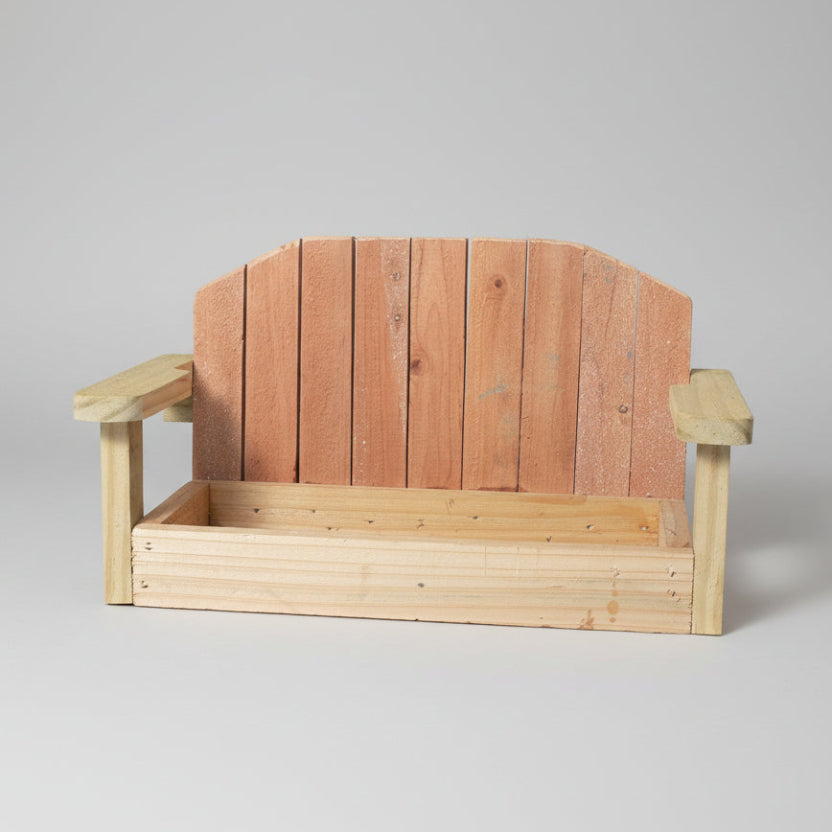 Miniature Porch Swing Planter – Rustic Charm for Your Porch or Garden