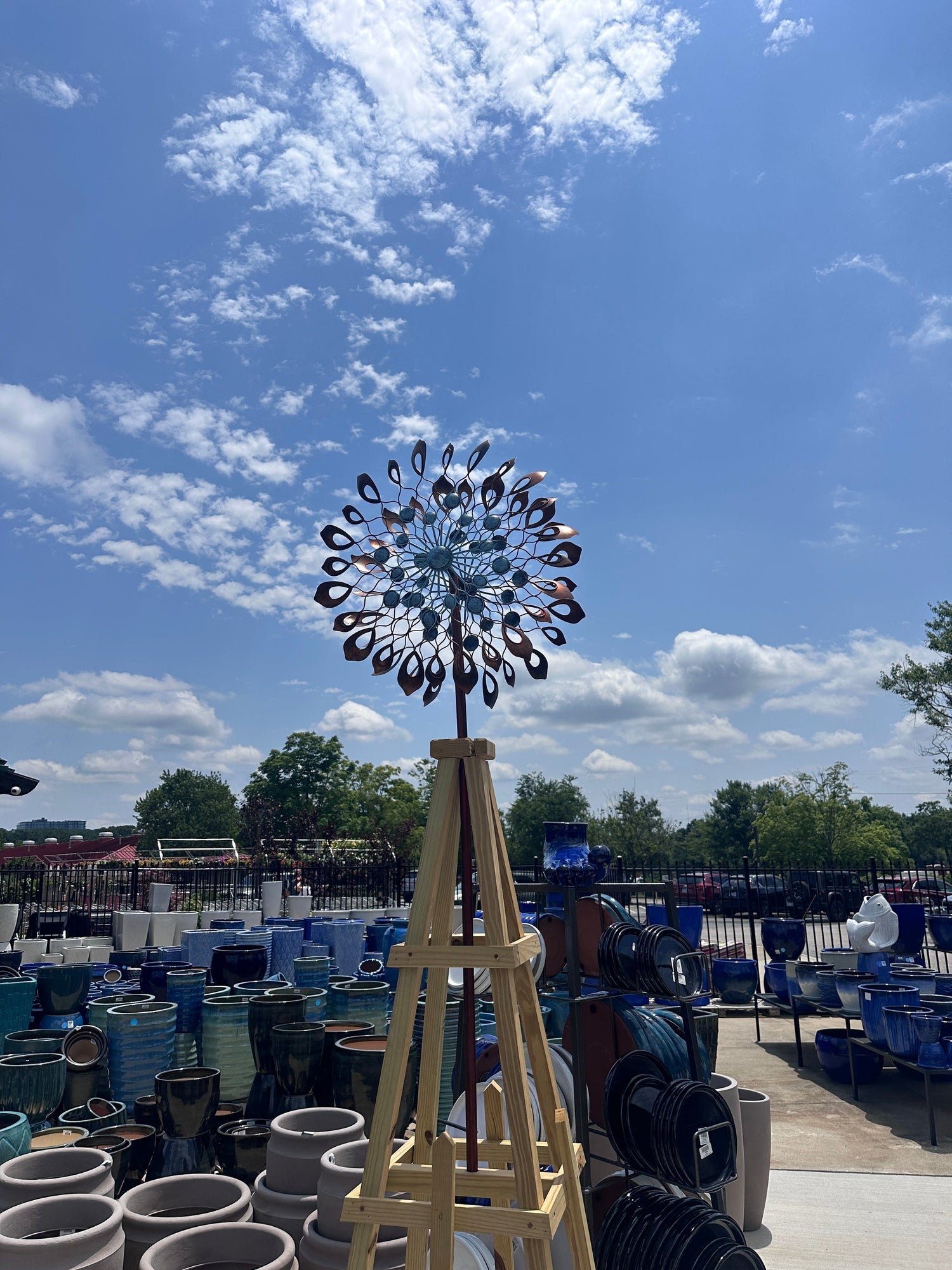 Obelisk Trellis With Optional Spinner Installation