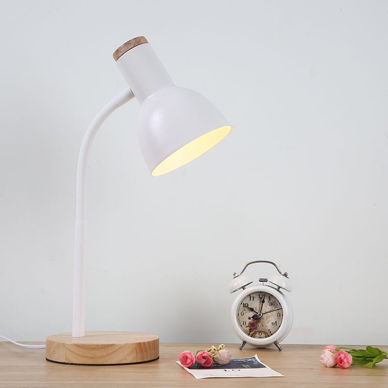 Wooden Elbow Reading Lamp