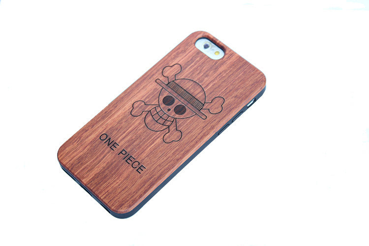 Wooden embossed phone case