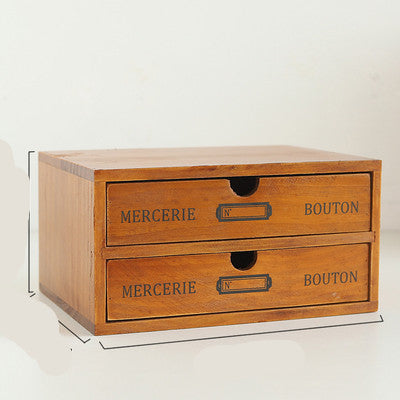 Vintage wooden storage box