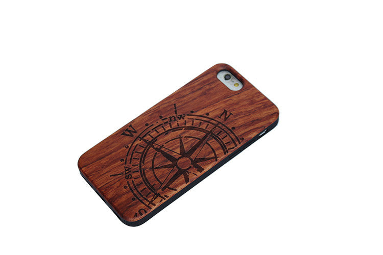 Wooden embossed phone case