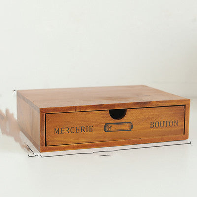 Vintage wooden storage box