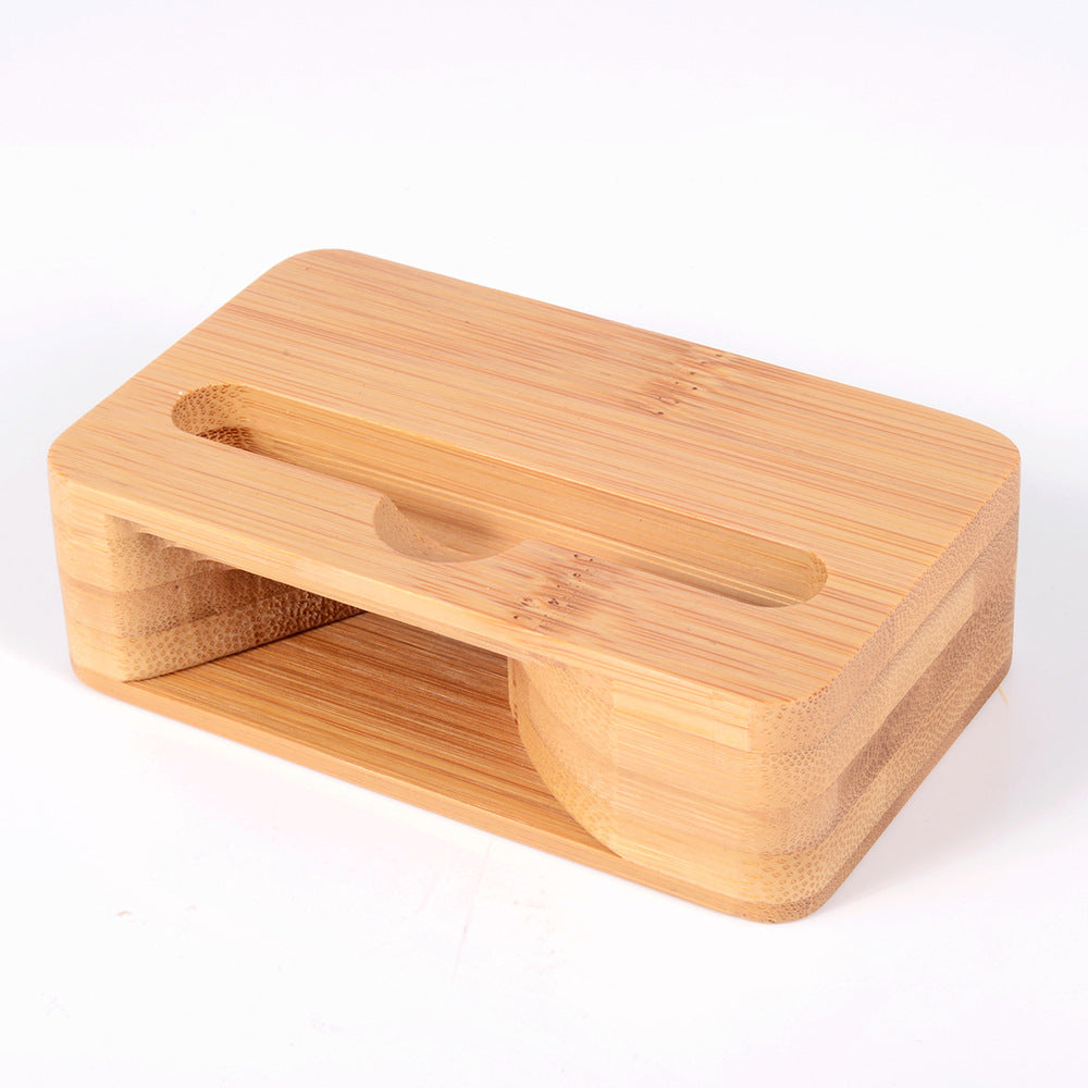 Wooden mobile phone loudspeaker