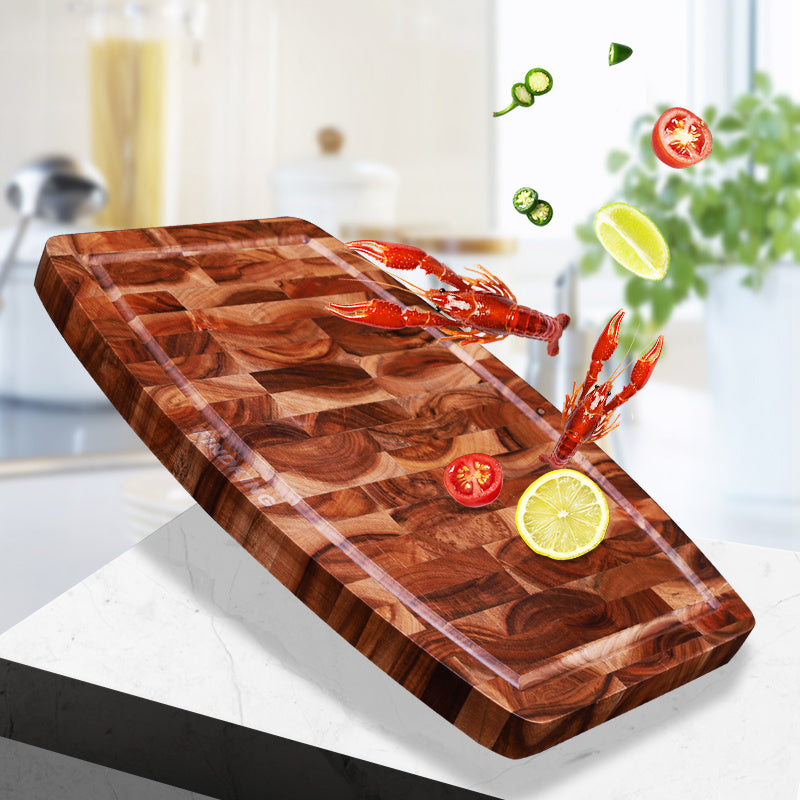 Household Kitchen Solid Black Walnut Mold-proof Splicing Non-slip Cutting Board