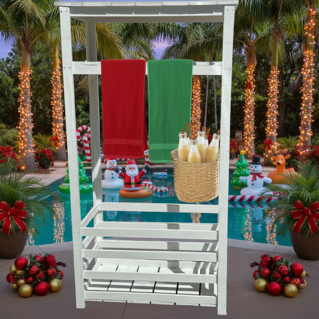 Outdoor Pool and Spa Storage All-In-One Organizer