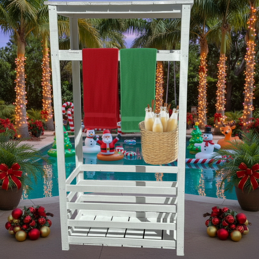 Outdoor Pool and Spa Storage All-In-One Organizer