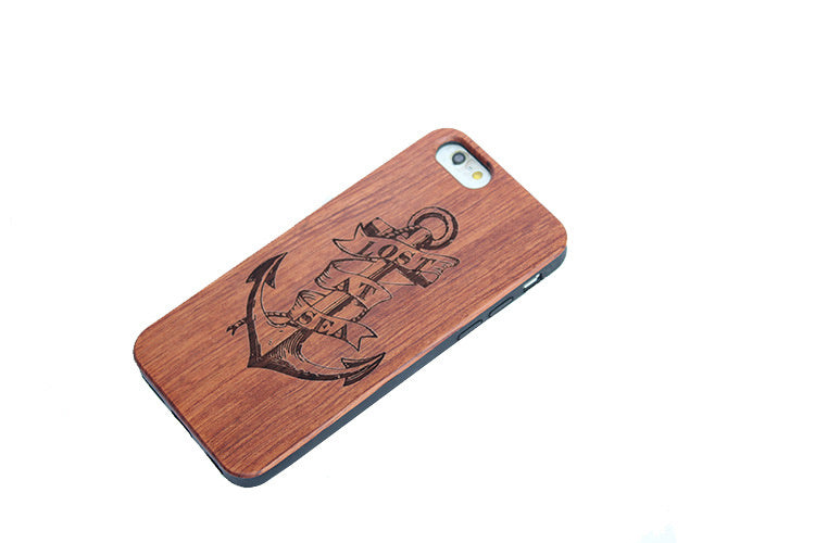 Wooden embossed phone case