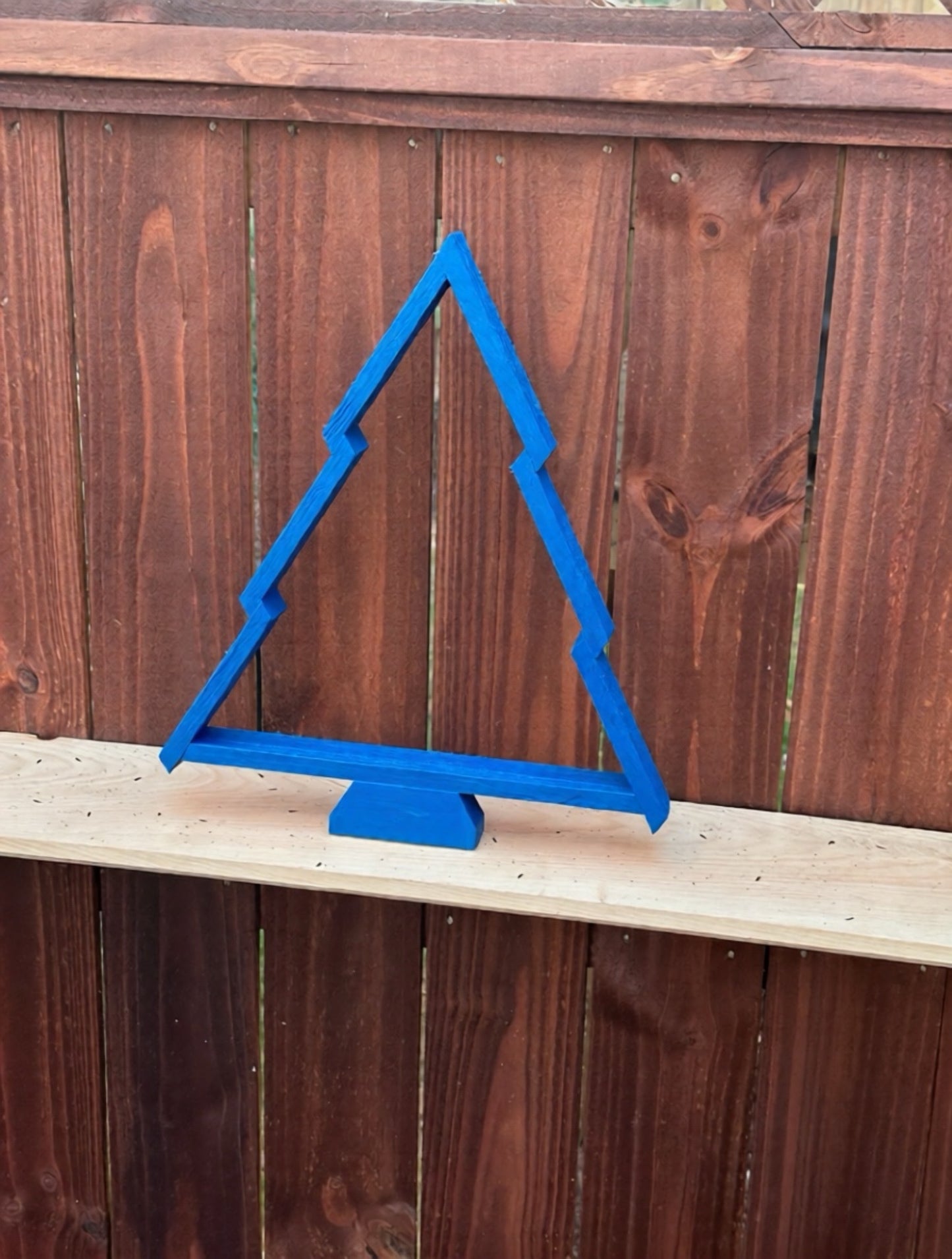 Handcrafted Wooden Christmas Tree – 18" x 16" x 2"