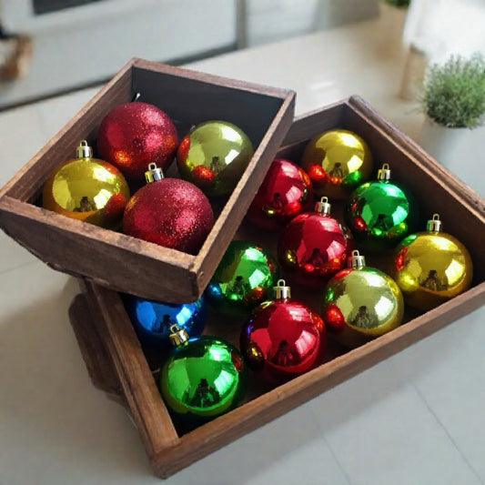 Crate-style Wooden Baskets