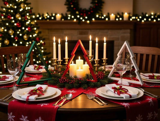 Handcrafted Wooden Christmas Tree – 18" x 16" x 2"