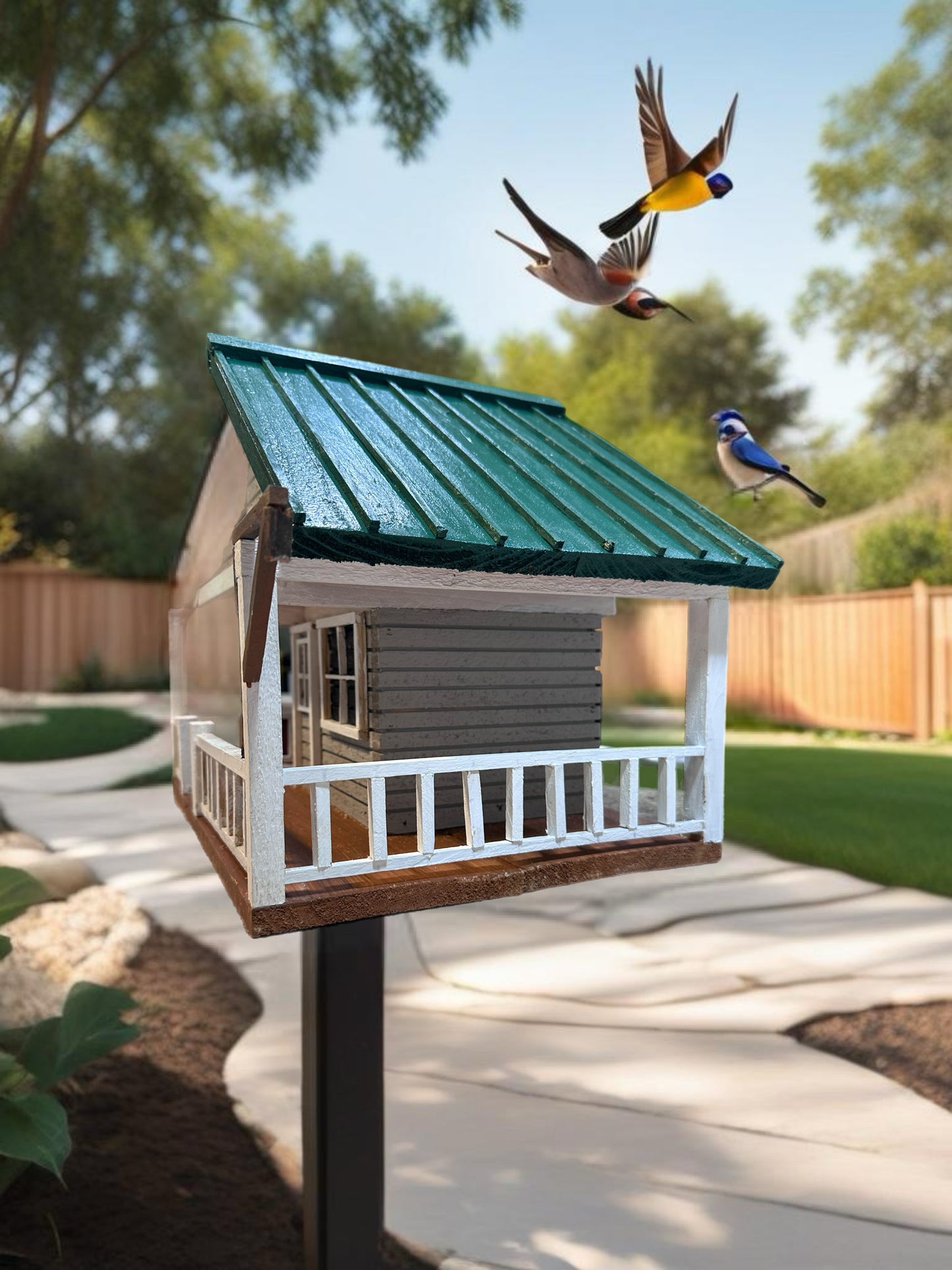 Tin Can Alley #2 - Bait and Tackle Shop Birdhouse