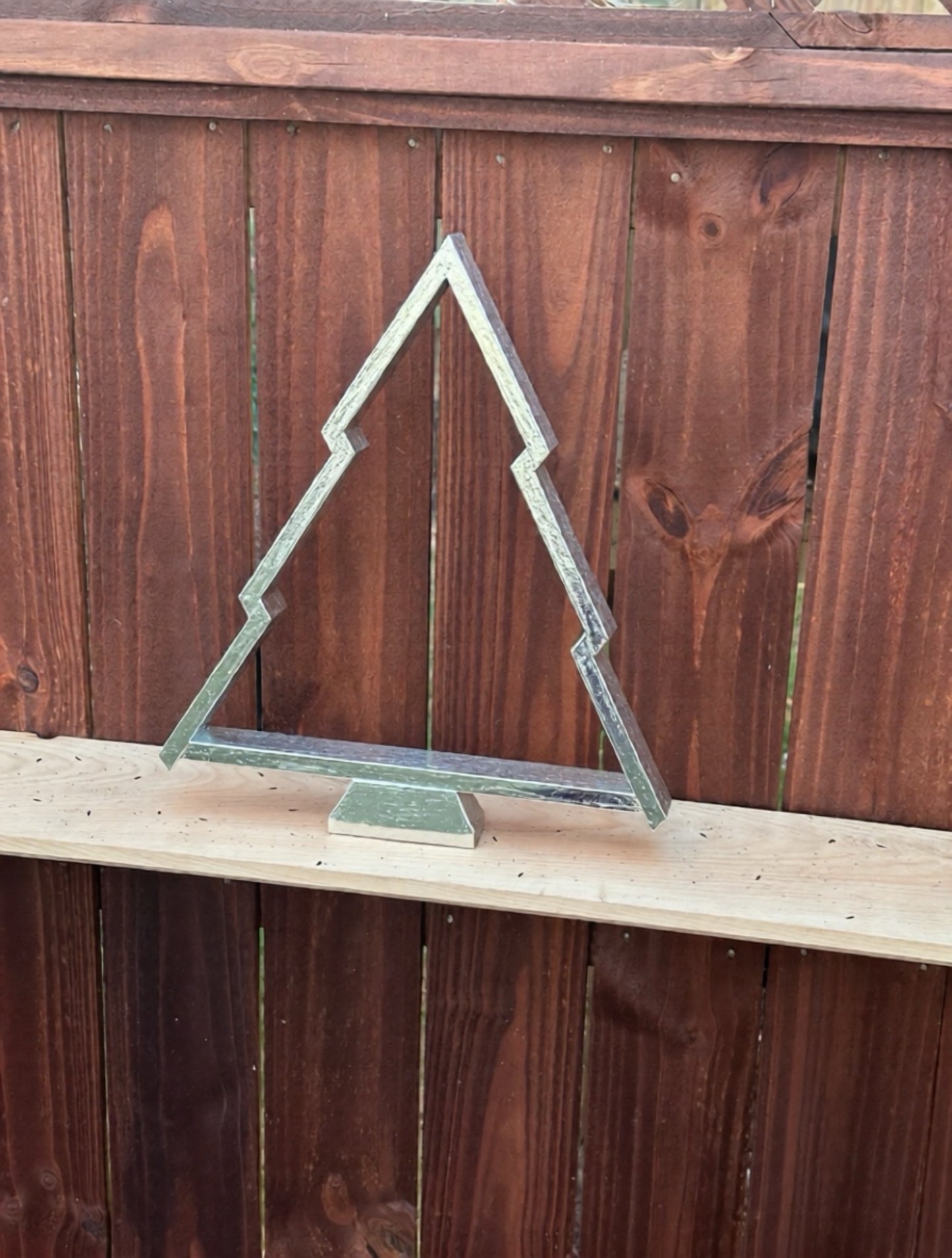 Handcrafted Wooden Christmas Tree – 18" x 16" x 2"