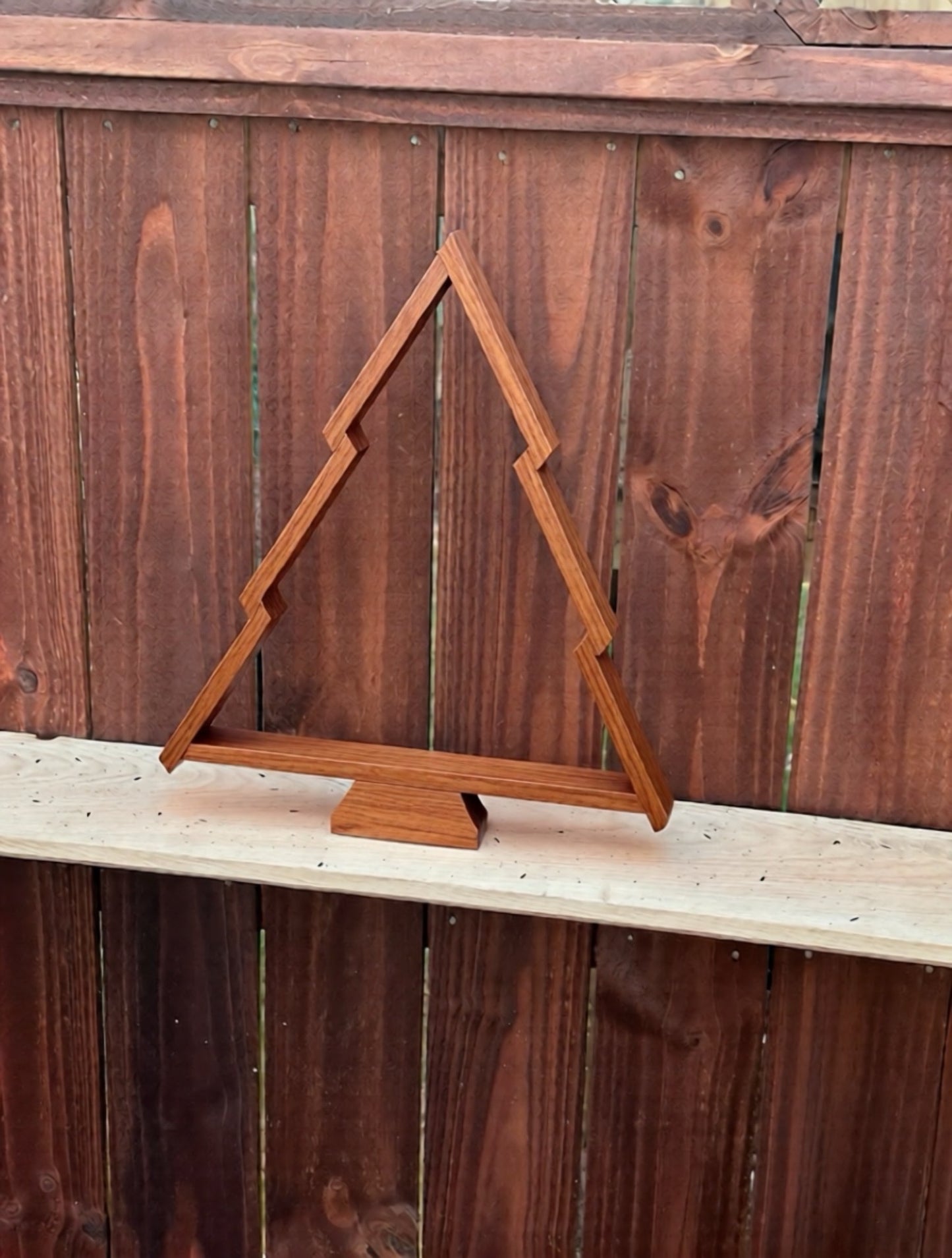 Handcrafted Wooden Christmas Tree – 18" x 16" x 2"