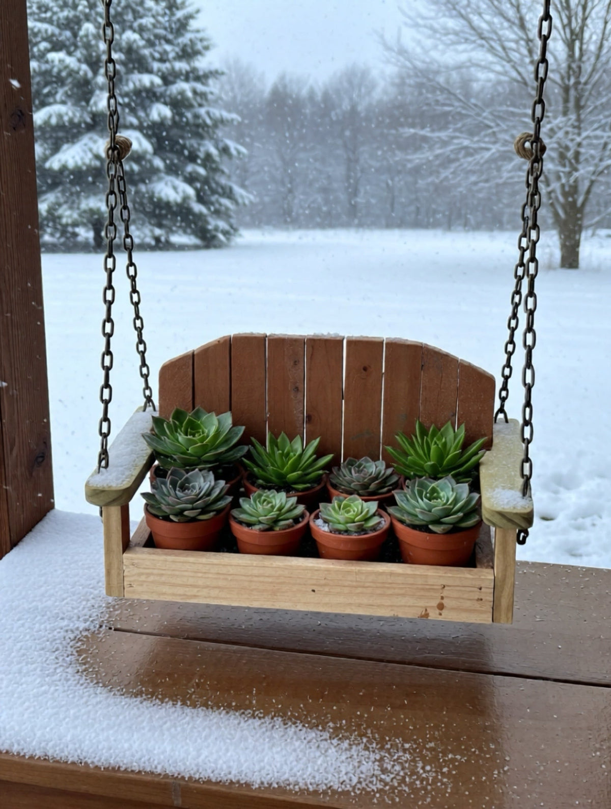 Porch Swing Planter