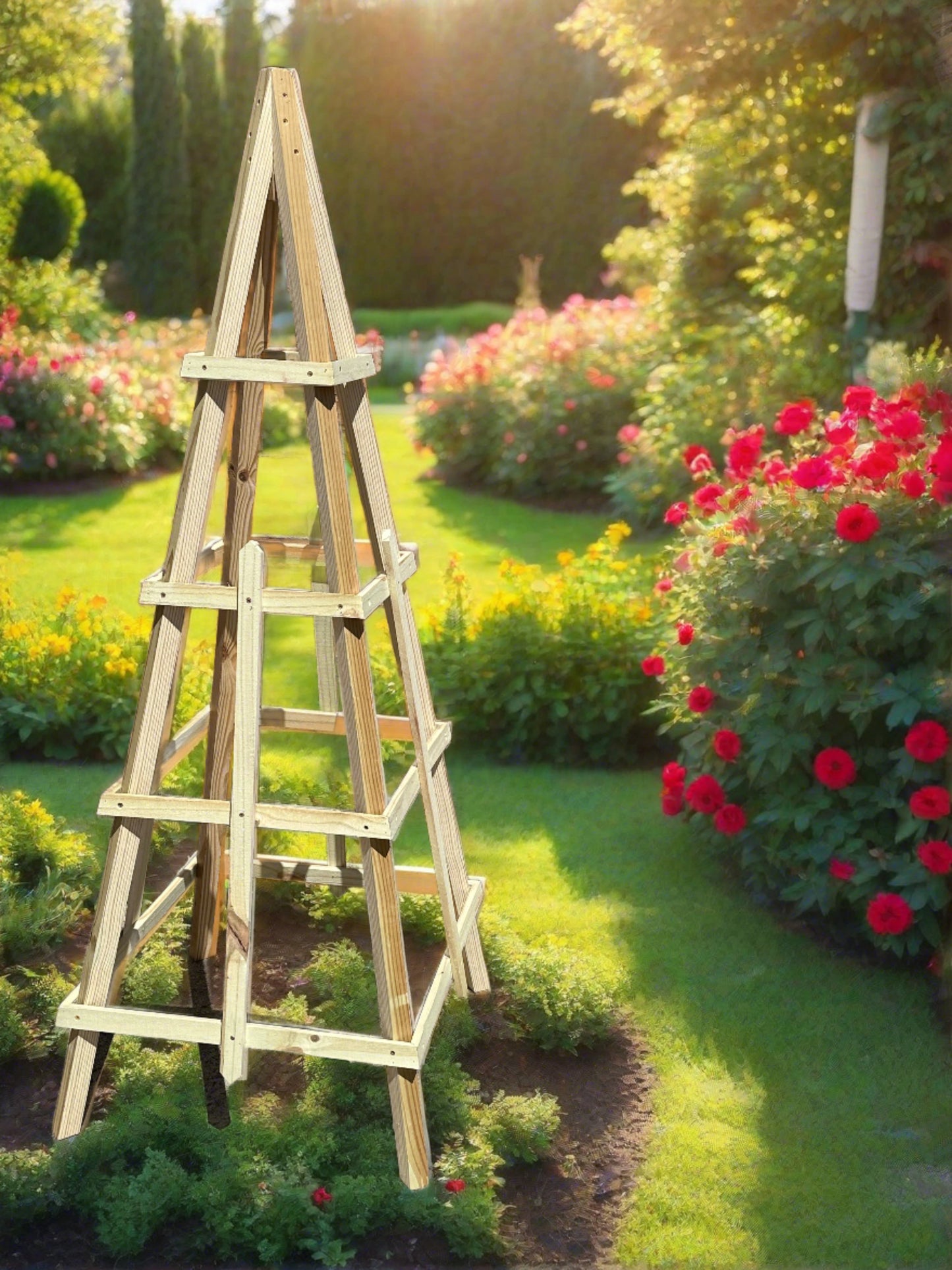 Obelisk Garden Trellis - Pilkington Woodworks