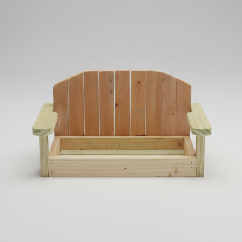 Miniature Porch Swing Planter – Rustic Charm for Your Porch or Garden